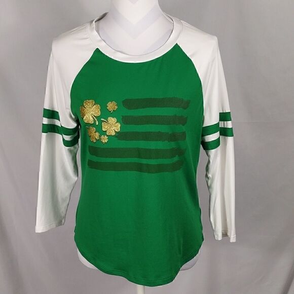 Celebrate St Patrick's Day Woman's Tee - Picture 1 of 6